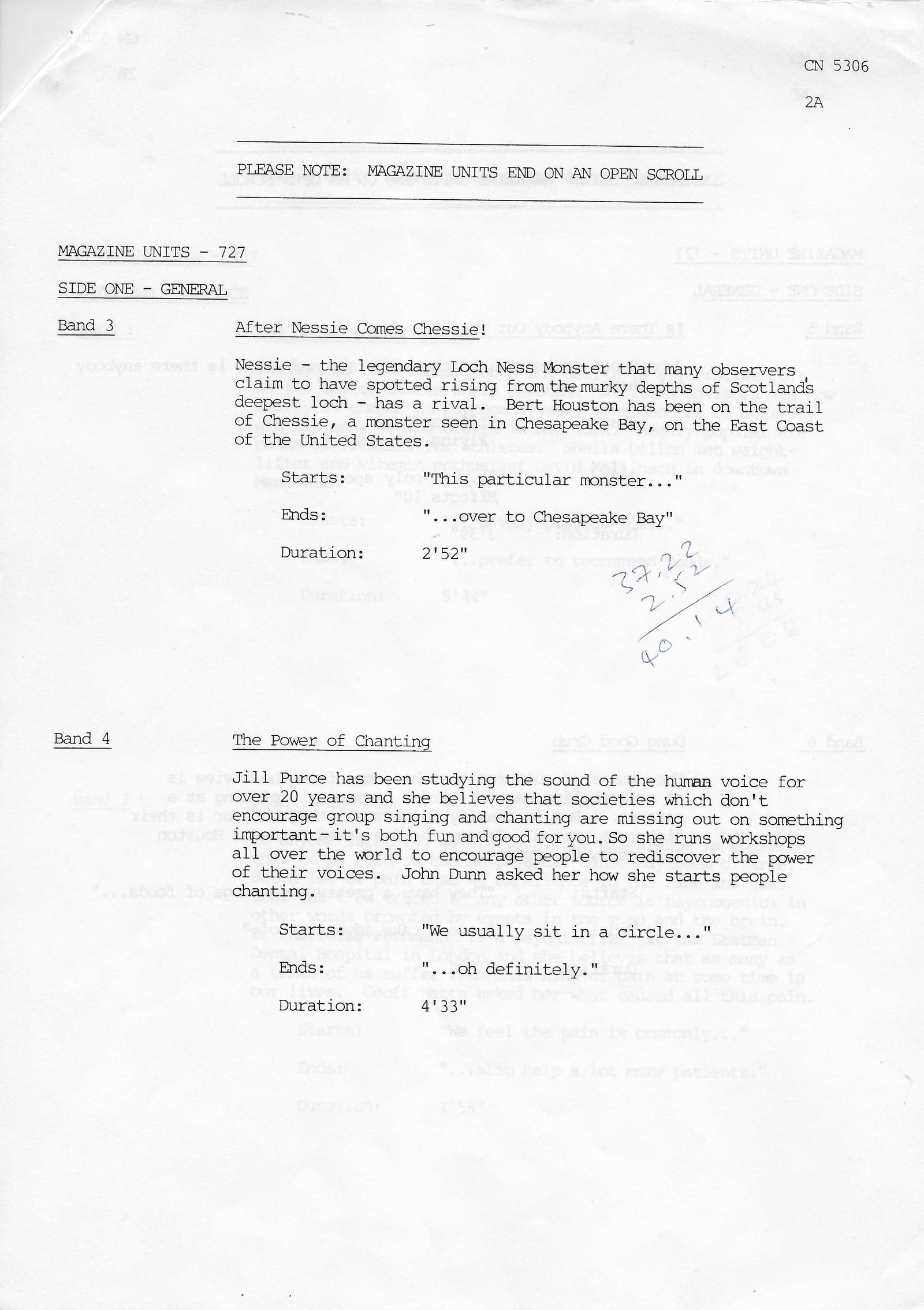 Inserts from CN 5306